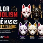 color symbolism in kitsune masks explained
